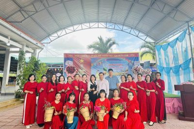 TƯNG BỪNG LỄ KHAI GIẢNG NĂM HỌC MỚI TRƯỜNG MN HOA ĐÀO XÃ EA KNỐP